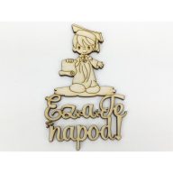 Natúr fa - "Ez a Te napod!" ballagó kisfiú 8x13,5cm – ballagási ajándékokhoz