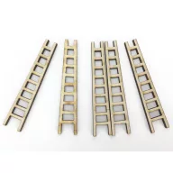 Natúr fa - Mini létra 5db/csomag – festéshez, dekorációhoz