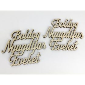   Natúr fa - "Boldog Nyugdíjas Éveket" felirat 2db/csomag