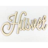 Natúr fa - "Húsvét" felirat 10,5x20cm – húsvéti dekorációhoz