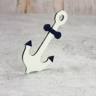 Natúr fa - Vasmacska színes 15cm – nyári dekorációhoz