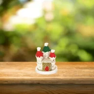 Kastély 1db (4 féle) - KIFUTÓ – karácsonyi dekorációhoz