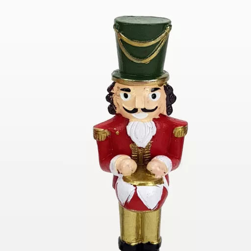 Diótörő dobbal piros – karácsonyi dekorációhoz – Szezonok, alkalmak