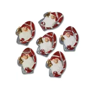 Kerámia öntapadós manó 6db/csomag – karácsonyi dekorációhoz