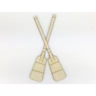 Natúr fa - Evezőlapát koszorúra 20cm – nyári dekorációhoz