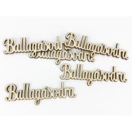 Natúr fa - "Ballagásodra" felirat 5db/csomag – ballagási ajándékokhoz