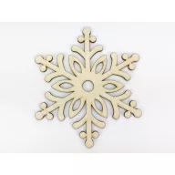 Natúr fa - Hópihe jégvarázs15cm – karácsonyi dekorációhoz