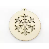 Natúr fa - Karidísz dupla hópihe 8,5cm – karácsonyi dekorációhoz