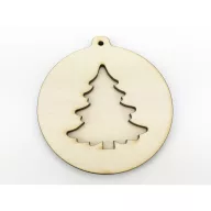 Natúr fa - Karidísz dupla fenyő 8,5cm – koszorúhoz, asztaldíszhez