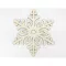 Natúr fa - Jégvarázs hópihe 22cm – karácsonyi dekorációhoz