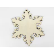 Natúr fa - Francia hópihe 15cm – karácsonyi dekorációhoz