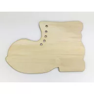 Natúr fa - Bakancs 20x29,5cm – ballagási ajándékokhoz