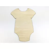 Natúr fa - Bébi body rugdalózó 23x30cm – kreatív dekorációhoz