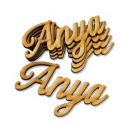 Natúr fa - Anya felirat 10cm 5db/csomag – Szezonok, alkalmak