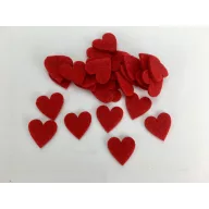 Filc - Szív 2cm 30db/csomag – valentin napi dekorációhoz