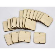 Natúr fa - Naptár négyzet táblácska kiegészítő csomag 20db/csomag – festéshez, dekorációhoz