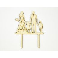 Natúr fa - Tortadísz esküvő gyerekekkel – esküvői dekorációhoz