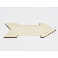 Natúr fa - Nyíl 7,5x20cm – esküvői dekorációhoz – Szezonok, alkalmak