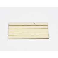Natúr fa - Csíkos tábla kicsi 7x14,5cm – festéshez, dekorációhoz