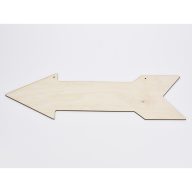 Natúr fa - Nyíl 18x54cm – esküvői dekorációhoz – Szezonok, alkalmak