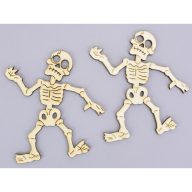 Natúr fa - Csontváz 11,5x12cm 2db/csomag – őszi dekorációhoz