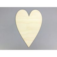 Natúr fa - Szív 21x30cm – valentin napi dekorációhoz