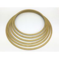 Fa karika szett arany 6db/szett – esküvői dekorációhoz