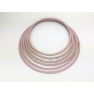 Fa karika szett antikrózsa 6db/szett – esküvői dekorációhoz