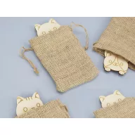 Zsákbamacska - meglepetés cicával 1db/cs – festéshez, dekorációhoz