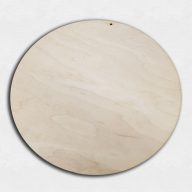 Natúr fa - körlap 24,5cm – festéshez, dekorációhoz