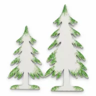 Natúr fa - Cédrus fenyő 2db/csomag fehér-zöld