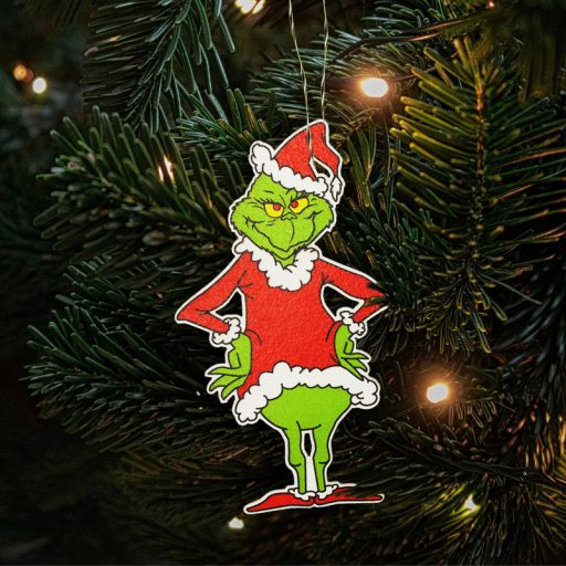 Nyomtatott dekorkarton - Gúnyos Grincs Trió 3db/csomag – karácsonyi dekorációhoz