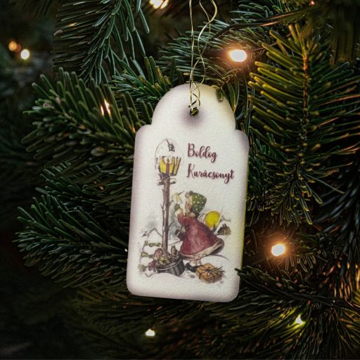 Nyomtatott dekorkarton - Vintage karácsonyi tábla 2db/csomag – karácsonyi dekorációhoz #6579