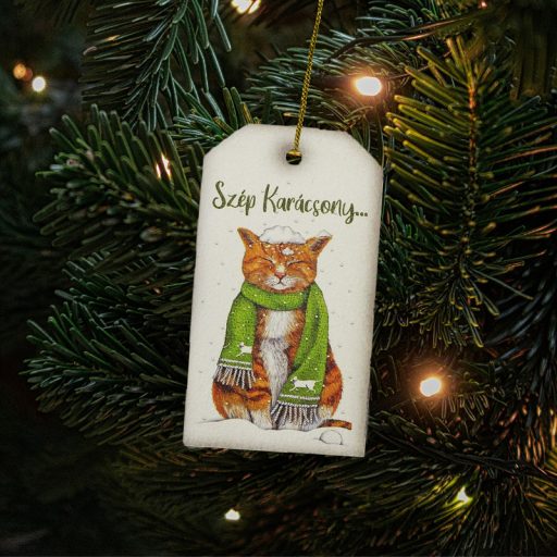 Nyomtatott fa tábla - Karácsonyi tábla 2db/csomag - Szép karácsony – karácsonyi dekorációhoz