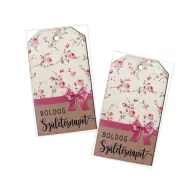 Nyomtatott dekorkarton - Boldog születésnapot táblák 2db – kreatív dekorációhoz