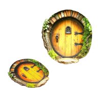 Nyomtatott dekorkarton - Hobbit ajtó – kreatív dekorációhoz