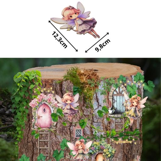 Nyomtatott dekorkarton - Tündér szilva – kerti és otthoni dekorációhoz