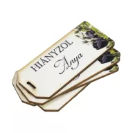 Nyomtatott dekorkarton - Hiányzol Anya kegyelet scrapbook 5db/csomag – kegyeleti dekorációhoz