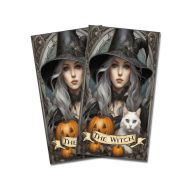 Nyomtatott dekorkarton - Tábla Tarot kártya Boszi 2db/csomag – őszi dekorációhoz