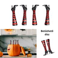 Nyomtatott dekorkarton - Boszilábak 4db/cs – őszi dekorációhoz