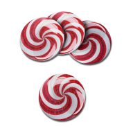 Nyomtatott fa tábla  - Karácsonyi cukorka kerek 4db/csomag – karácsonyi dekorációhoz