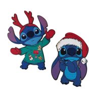 Nyomtatott dekorkarton - Stitch karácsonyi figura 2db/csomag – kreatív dekorációhoz