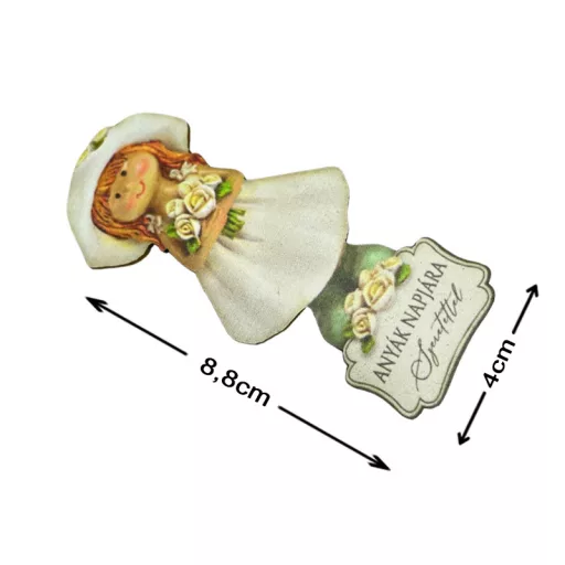 Nyomtatott dekorkarton - Anyák napjára szeretettel kislány 3db/csomag – anyák napi dekorációhoz