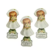 Nyomtatott dekorkarton - Keresztanyunak szeretettel kislány 3db/csomag – anyák napi dekorációhoz