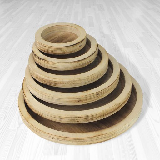 Tálca szett rusztikus 6db/szett – koszorúkészítéshez