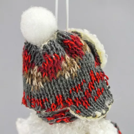 Kucsmás, sálas hóember 2 féle – karácsonyi dekorációhoz