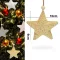 Textil akasztható csillag 4 féle – karácsonyi dekorációhoz