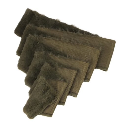 Műszőrme szalag 8cm x 1,6 m mohazöld