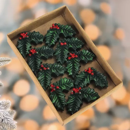 Poly fagyöngy 8db/doboz – karácsonyi dekorációhoz – Szezonok, alkalmak