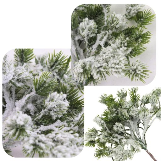 Havas fenyő pick – virágdekorációhoz, koszorúhoz – Selyemvirágfej, csokor, zöldek